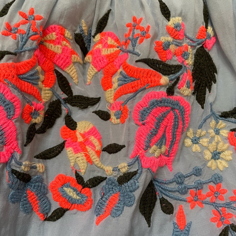 Free people sunbeam blue flowy dress - Picture 9 of 11